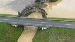 Alleine heuer leisteten die Hochwasserschutzbauten in Kärnten einen wertvollen Beitrag. (Bild: Polizei)