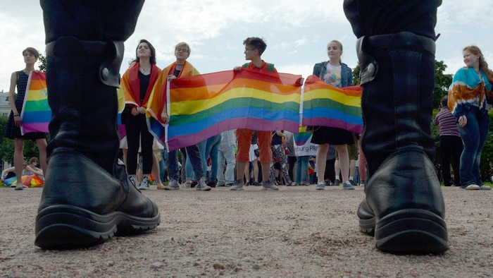 Angehörige der LGBT-Community waren in Russland schon seit Jahren massiven Repressalien ...