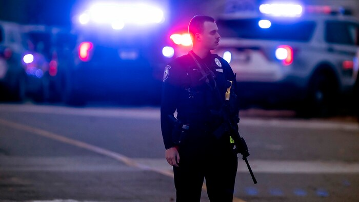 Der Schütze kam nicht weiter als bis zum Eingangsbereich der Klinik.