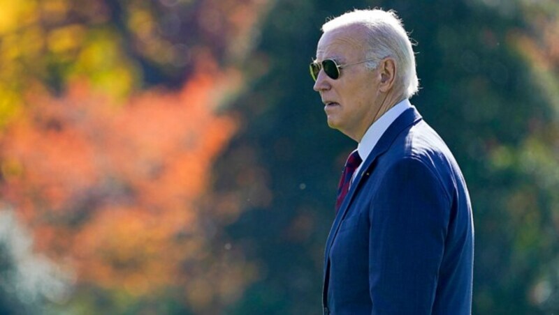 US-Präsident Joe Biden wurde ebenfalls im Unklaren gelassen. (Bild: AP)