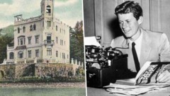 Der junge JFK, späterer Präsident der USA, lebte einige Wochen am Wörthersee, auch aus Schloss ...
