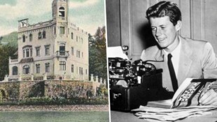 Der junge JFK, späterer Präsident der USA, lebte einige Wochen am Wörthersee, auch aus Schloss ...