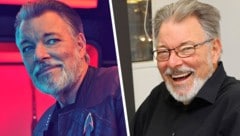 Jonathan Frakes im Doppelpack: In der dritten Staffel von „Picard“ schlüpfte er zum letzten Mal in seine Paraderolle, beim Interview mit der „Krone“ ging's lustig zu. (Bild: alexander tuma, paramount Krone KREATIV,)