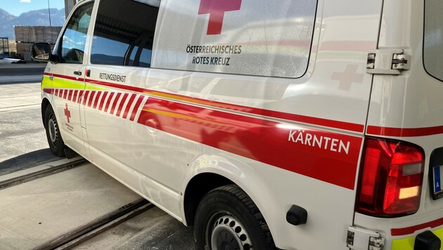 The ambulance also took injured people to Klagenfurt Hospital on Friday after road accidents. (Bild: Elisabeth Nachbar)