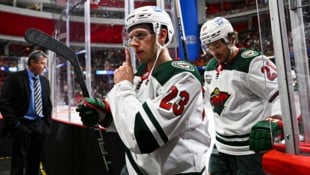 Niederlage für Marco Rossi und Minnesota Wild (Bild: APA/AFP/Jonathan NACKSTRAND)