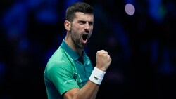 Novak Djokovic steht im Endspiel der ATP-Finals. (Bild: AP Photo/Antonio Calanni)