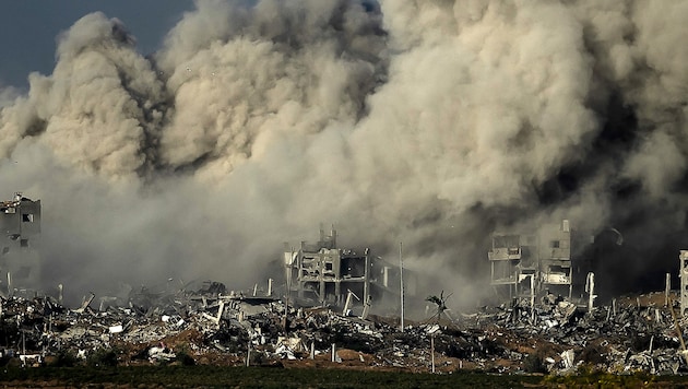 Die Kämpfe im Gazastreifen gehen weiter. (Bild: AFP or licensors)