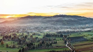 1977 war Vorarlberg mit der Einführung der Landesgrünzone Vorreiter in Sachen Raumplanung und Naturschutz. (Bild: Marktgemeinde Lustenau)