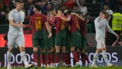 Portugal besiegte Island mit 2:0. (Bild: AP Photo/Armando Franca)