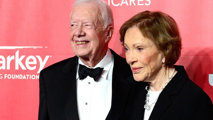 Jimmy Carter was married to his wife Rosalynn for 77 years.