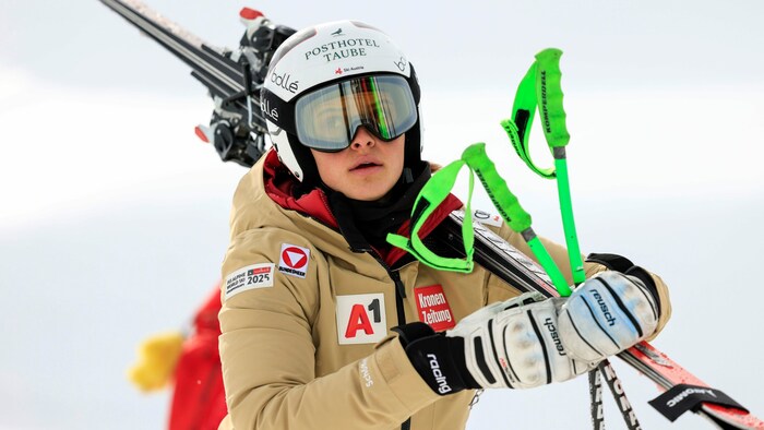 Emily Schöpf fiel am Matterhorn um ihr Weltcupdebüt um.