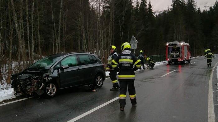 Unfall in der Gemeinde Neuberg an der Mürz