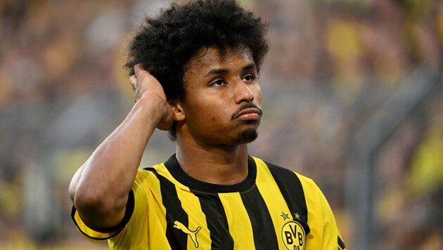 Karim Adeyemi muss sich Kritik gefallen lassen.