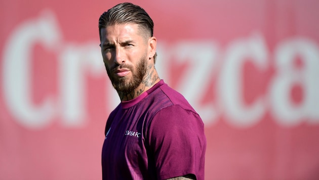 Sergio Ramos ist derzeit vereinslos. (Bild: APA/AFP/CRISTINA QUICLER)