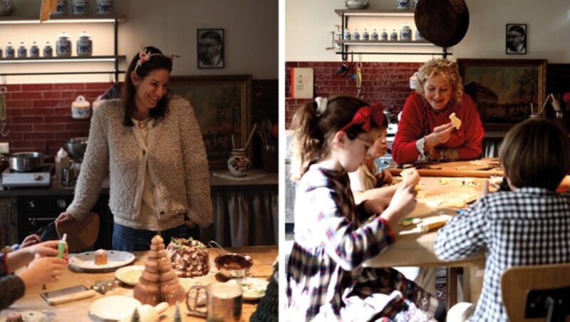 Veranstalterin Isabel Zinnagl (l.) und Buchautorin und Food-Bloggerin Mimilicious (r.) (Bild: Salon Mama)