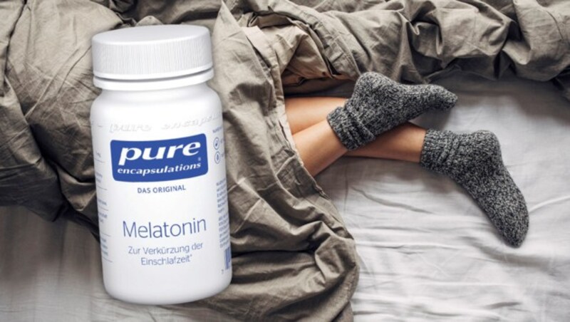 Besser Einschlafen mit dem Schlafhormon Melatonin (Bild: Lumina Stocksy, Pure Encapsulations® Krone KREATIV,)