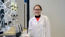 Antonia Fee Ibrom (22) studiert „Applied Chemistry“ an der IMC Fachhochschule Krems (Bild: Molnar Attila)