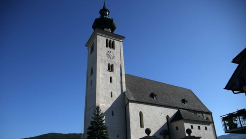 Die Pfarrkirche in Oberalm ist dem Märtyrer Stephanus geweiht. (Bild: ANDREAS TRÖSTER)