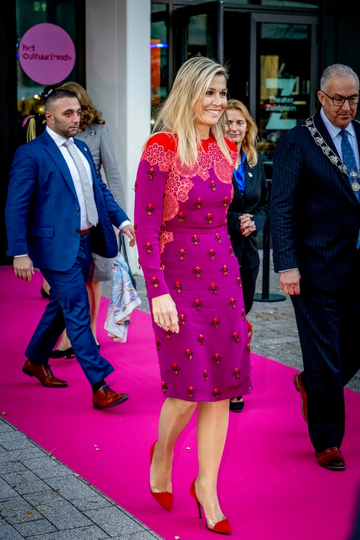 Königin Maxima verzauberte in einem Barbie-Traum-Kleid.