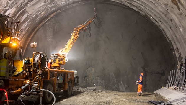 Auf einer Baustelle des Brenner Basistunnels passierte der Unfall.