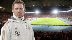 Julian Nagelsmann greift nach der Niederlage in Wien durch.  (Bild: GEPA, APA/dpa/Christian Charisius)