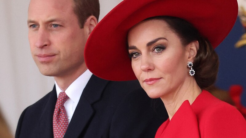 Prinz William an der Seite seiner Ehefrau Kate. (Bild: APA/AFP/POOL/Chris Jackson)