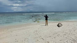 Unglück vor dem Hausriff des Viersterne-Resorts Filitheyo Island (Bild: privat, Krone KREATIV)