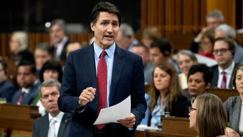 Kanadas Premier Justin Trudeau sprach von einer „sehr ernsten Situation“. (Bild: AP)