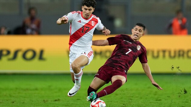 Nach dem WM-Qualispiel zwischen Peru und Venezuela herrscht große Aufregung. (Bild: AP)