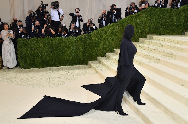 Kim Kardashian bei der Met Gala 2021. (Bild: APA/AFP/Angela Weiss)