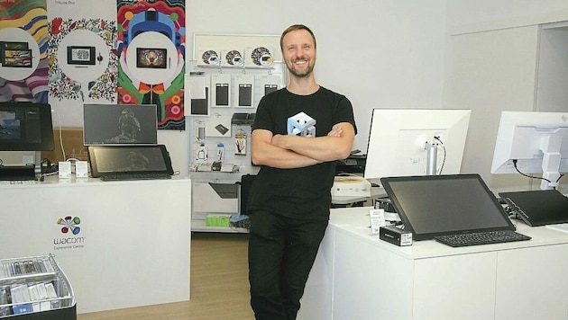 Markus Fiala betreibt ein Software-Geschäft in Liesing. (Bild: privat)