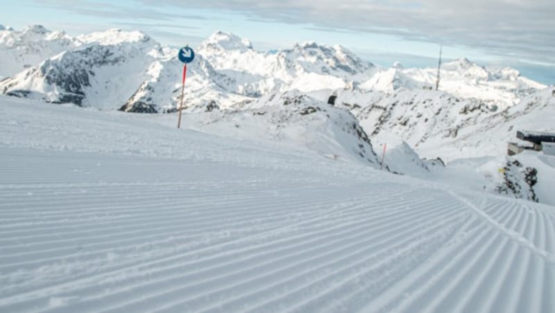 In den Bergregionen freut man sich über den Zuwachs an Schnee. Am Wochenende ist aber durch Wind und Schnee mit widrigen Verhältnissen zu rechnen. (Bild: ikp/Silvretta Montafon)