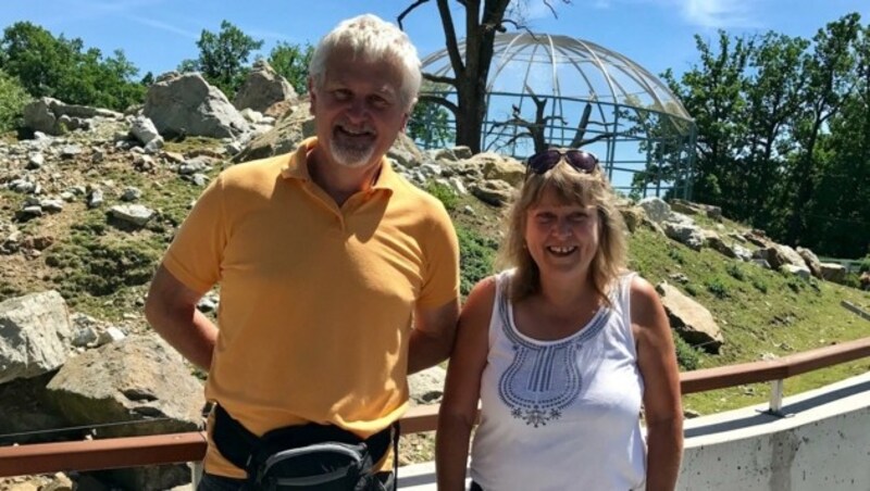 Ein Bild aus besseren Zeiten: Andreas und Gabriele P. im Urlaub - bei dem Brand am Mittwoch verloren sie alles. (Bild: zVg,)