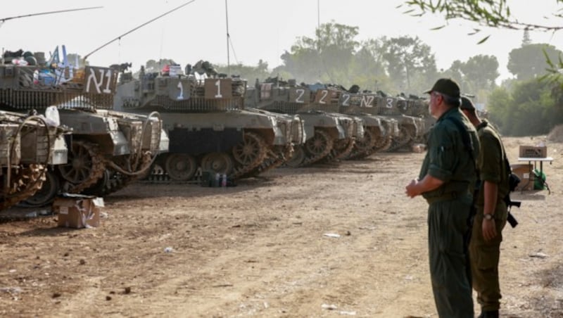 Die israelische Armee (Bild: AFP)