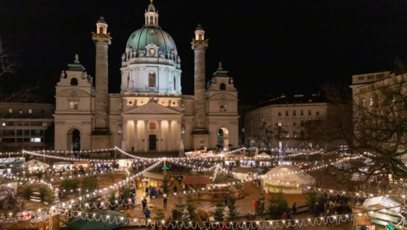 Art Advent am Karlsplatz. (Bild: Lisa-Maria Trauer)