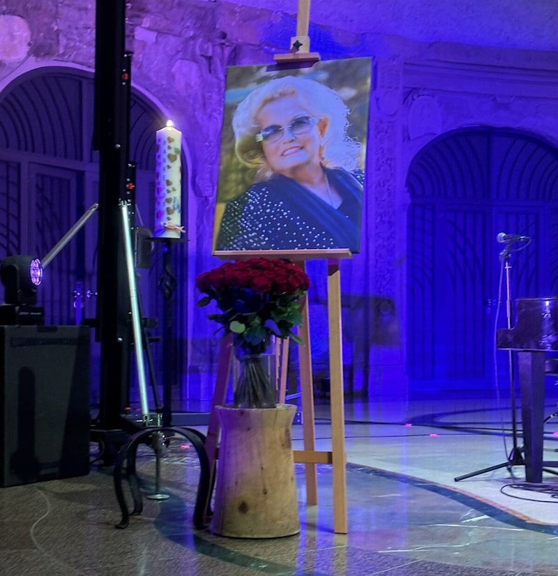 Ein Bild von Hannelore in der Kreuzkirche (Bild: Norman Schenz)