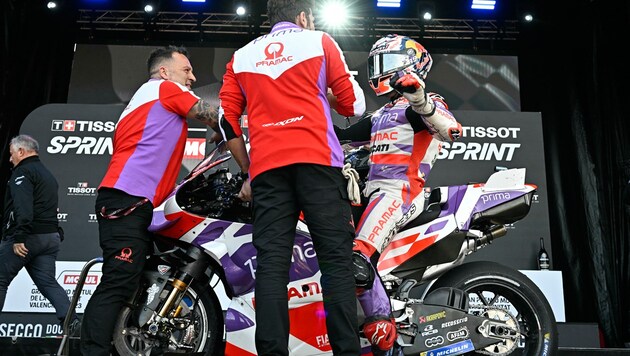 Jorge Martin darf jubeln (Bild: APA/AFP/JAVIER SORIANO)