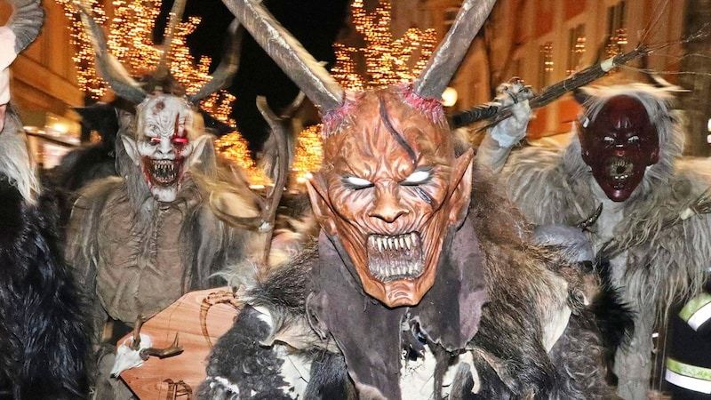 The Krampus Run is a fixture in Klagenfurt. (Bild: Uta Rojsek-Wiedergut)