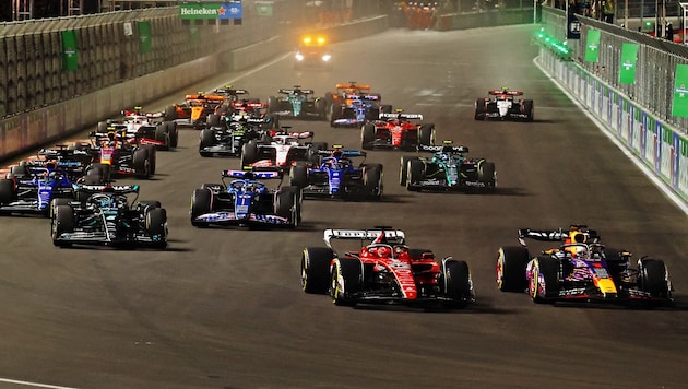 Gibt’s bald eine Änderung bei der Punktevergabe in der Formel 1? (Bild: APA/Getty Images via AFP/GETTY IMAGES/Mark Thompson)