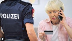 Die Polizei warnt, dass aufgrund der hohen Professionalität und der neuen Vorgehensweise auch jüngere Bevölkerungsteile eine Zielgruppe sein können. (Bild: motortion - stock.adobe.com, BMI/Karl Schober, Krone KREATIV)