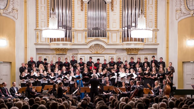 Der Große Saal im Mozarteum (Bild: Albert MOSER)