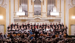 Der Große Saal im Mozarteum (Bild: Albert MOSER)