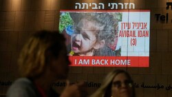 Die kleine Abigail Edan musste Schreckliches erleben, bis sie nun aus den Fängen der Hamas gerettet werden konnte. (Bild: Associated Press)