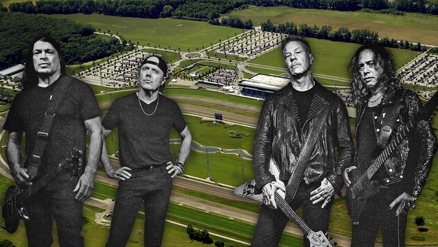 Metallica führen das brandneue „Racino Rocks“ an. (Bild: Universal Music, Live Nation Krone KREATIV,)