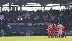 Jubeln die GAK-Fans in Zukunft nicht mehr in der Merkur Arena? (Bild: GEPA pictures)