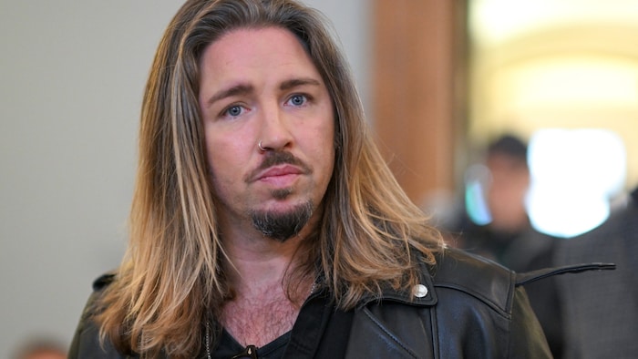 Gil Ofarim, seen here at his trial for defamation and false accusation, posted on Instagram for ...
