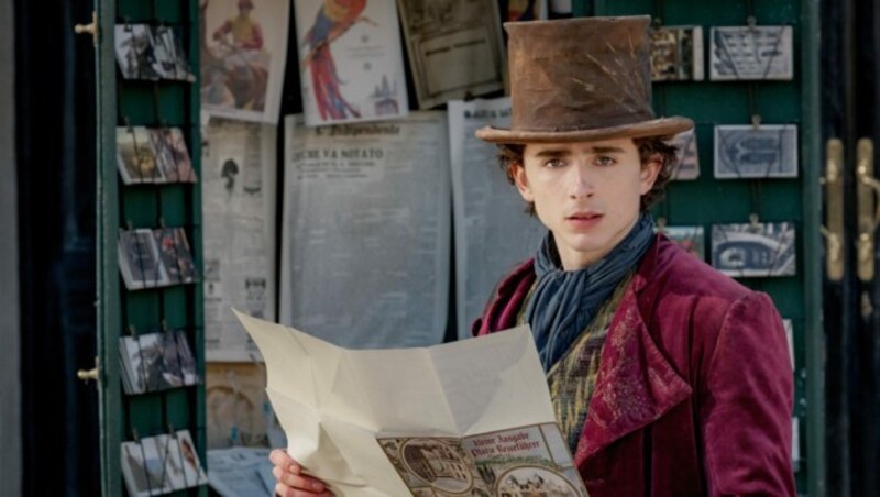 Timothée Chalamet in „Wonka“ (Bild: © 2023 Warner Bros. Entertainment Inc. All Rights Reserved.)