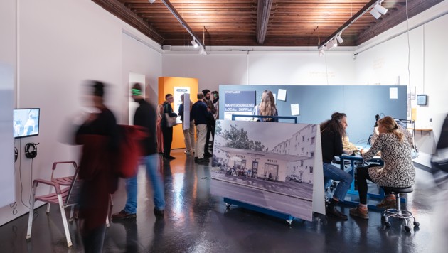 Blick in die Ausstellung „Stadtlabor“ (Bild: Violetta Wakolbinger)
