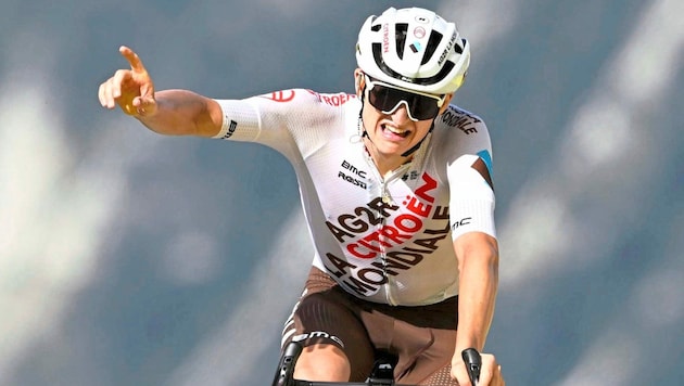 Felix Gall gewann bei der Tour de France 2023 die Königsetappe. (Bild: GEPA pictures)