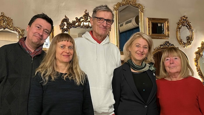 Von links nach rechts: Jury Everhartz und Kristine Tornquist vom Verein Freie Musiktheater Wien, ...
